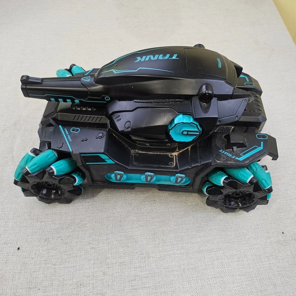 RC Remote Control Stunt Tank Toy Car 4WD Off-Road RC Tank Toy Fight NO REMOTE‎